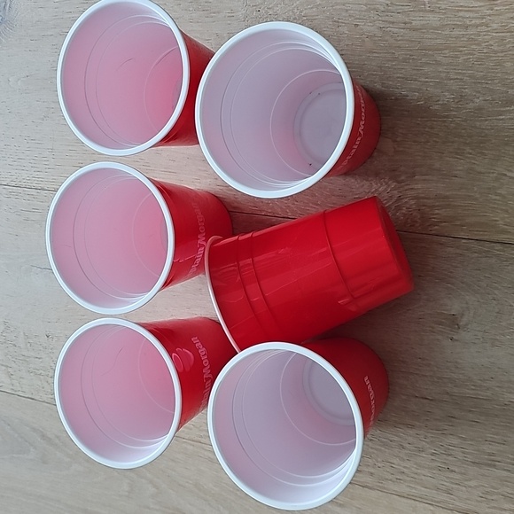 NWOT Captain Morgan Hard Plastic Cup set of Six (6) - Picture 5 of 5